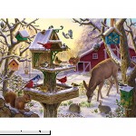 Bits and Pieces 500 Piece Jigsaw Puzzle for Adults Sunrise Feasting 500 pc Animals Winter Scene Jigsaw by Artist Liz Goodrick-Dillon  B06X9TCG94